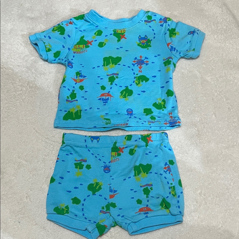 FREE Blue Kids' T-Shirt and Shorts Set